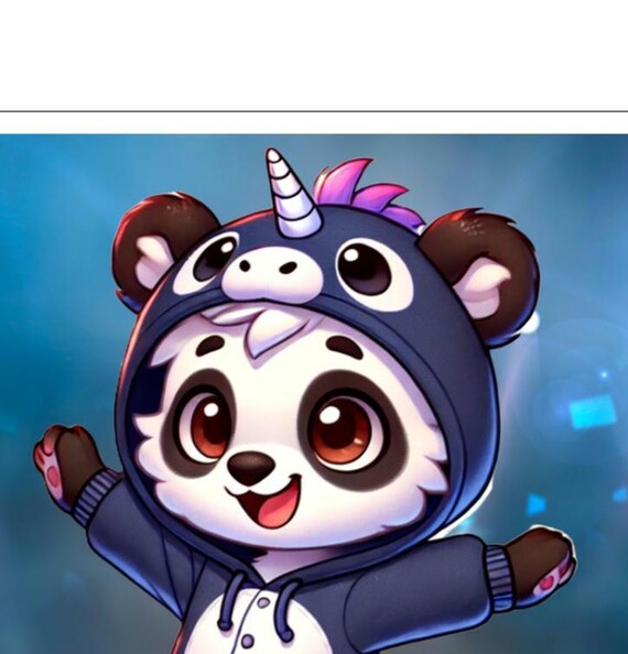 Kawaii Panda Bear Sticker | Soccer Stickers for Laptops, Water Bottles & Journals | Cute Panda Decals, Perfect Soccer Gift