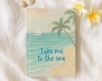 Personalized Hardcover Journal | Pastel Custom Travel Diary | Gift for Her Writer Stationery Lover