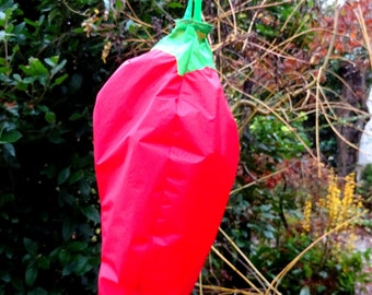 Red hot chilli pepper windsock