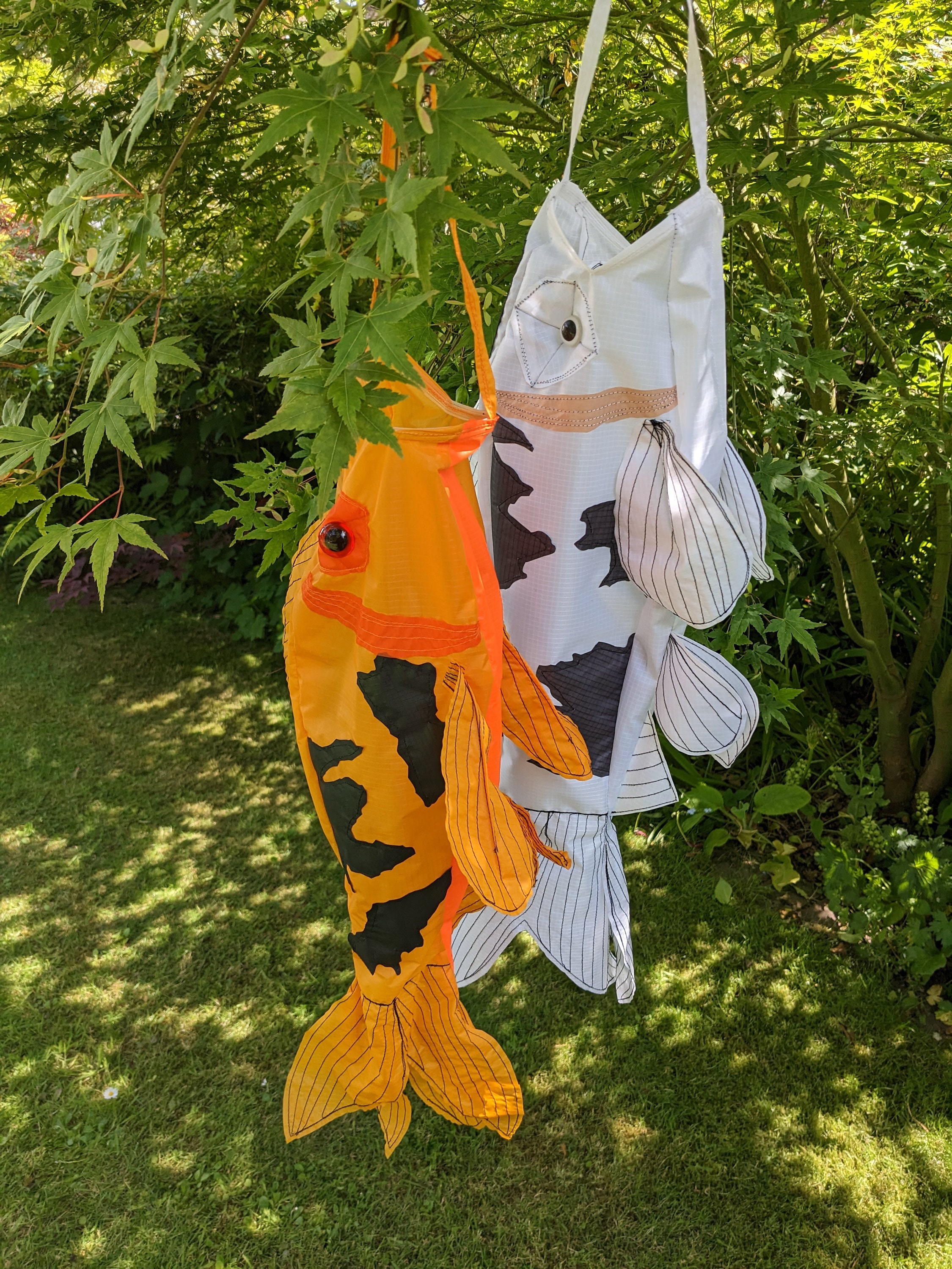 Unionm Japanese Carp Streamer Flag Windsock Fish Flag Kite 鯉のぼり Koinobori Wind Streamers for Japaness Children's Day Home Yard Outdoors Hanging