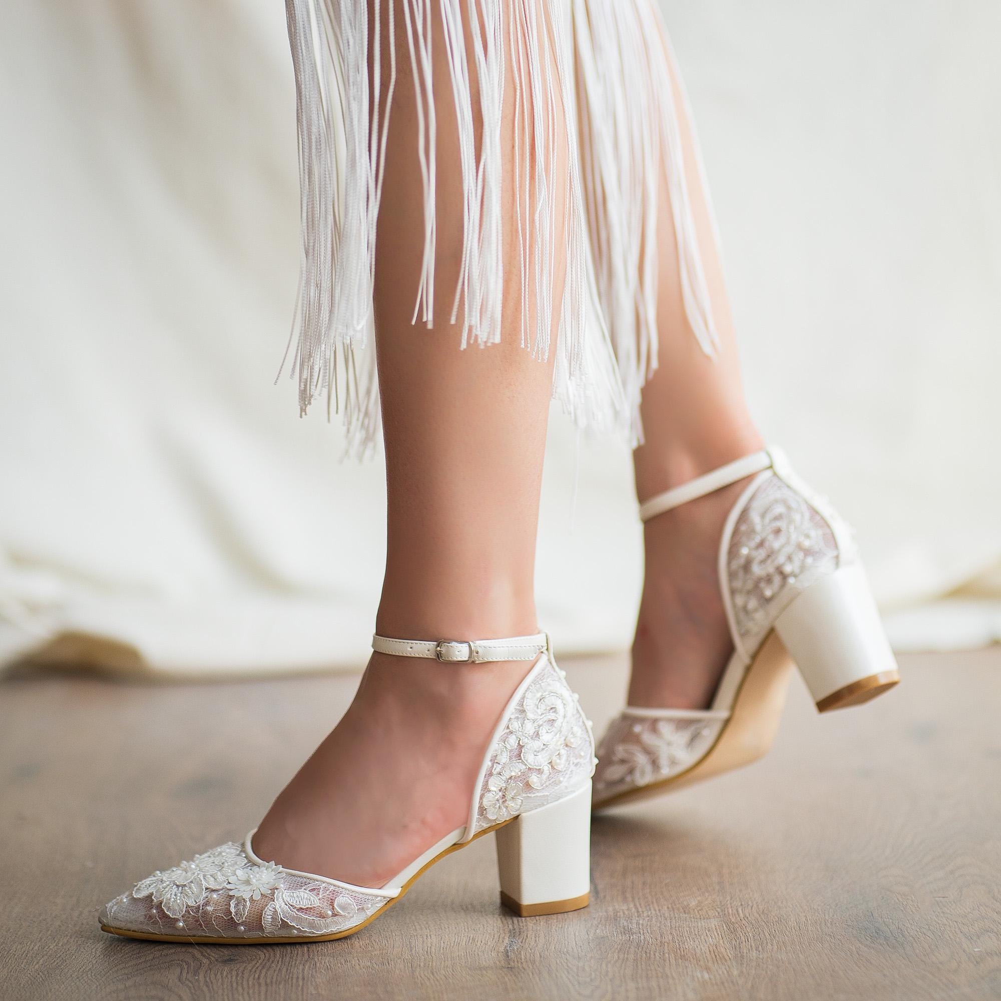Chunky short heel online