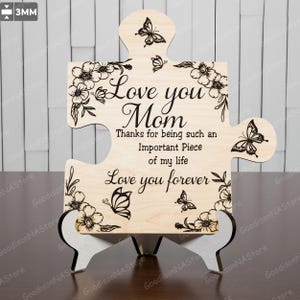 Thank for Being Such an Important Piece of My Life Laser Cut File ...