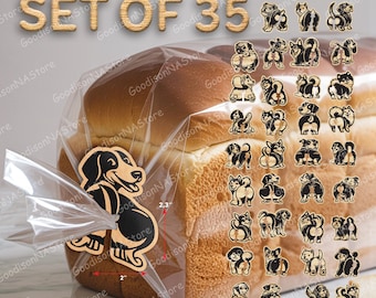 Clip per sacchetti del pane a forma di sederino di cane, divertente sigillante per sacchetti di cibo per cuccioli, porta sacchetti da cucina riutilizzabile, clip per snack carina, idea regalo per amanti degli animali /G390