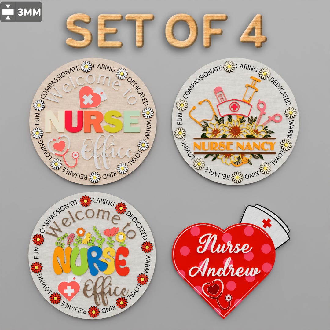 Nurse Door Hanger Svg, Welcome to Nurse Office Sign, Nurse Door Sign ...