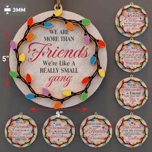 Freundschaft Weihnachten Ornament SVG, Beste Freund Weihnachten Ornament, Lustige Weihnachten Ornament SVG, Weihnachten Ornamen, Freund Ornament /P453