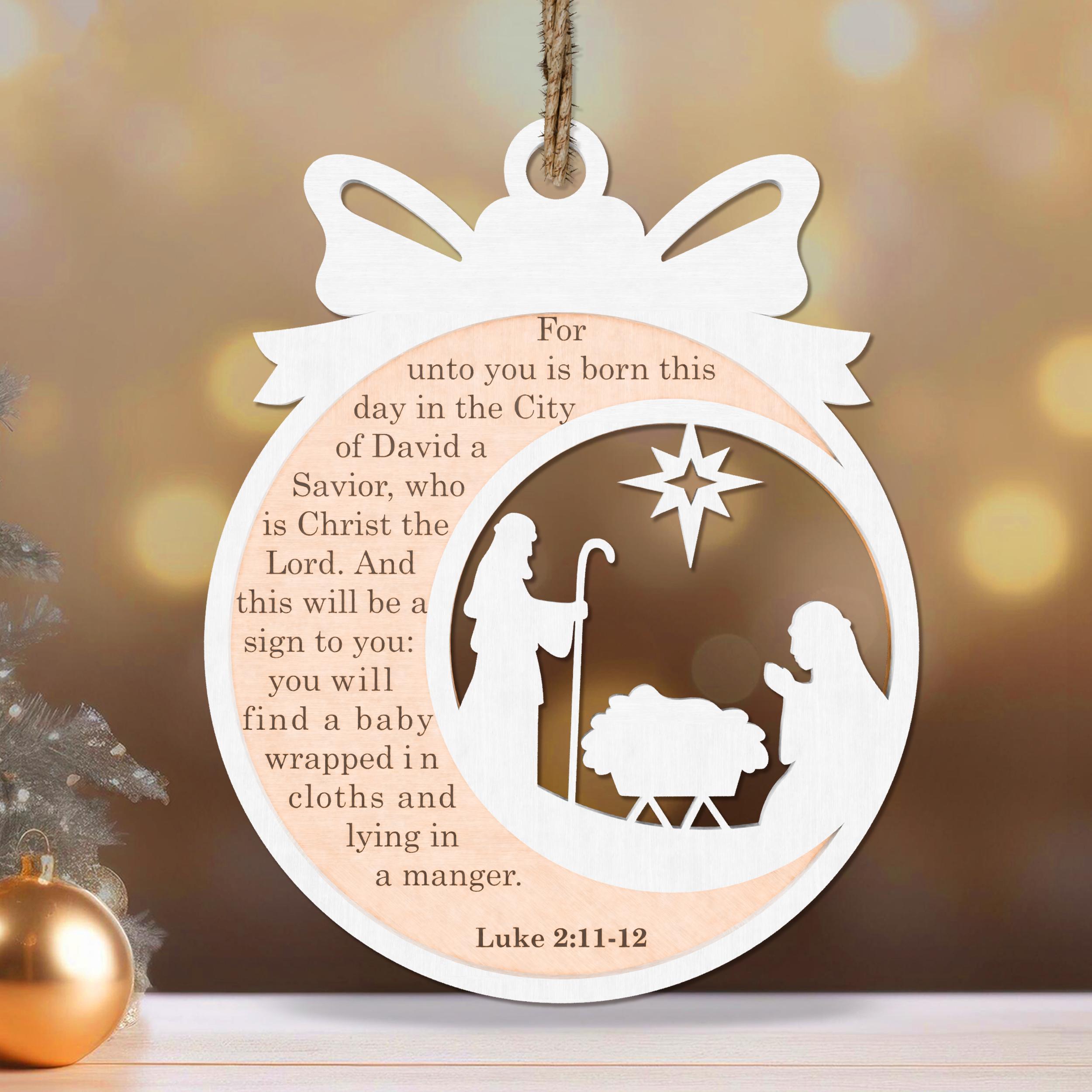Christian Christmas Ornaments Svg Bundle, Bible Quotes Ornament ...