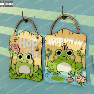 Welcome to Our Pad Frog Sign Laser Cut File | Lake House Welcome Sign ...
