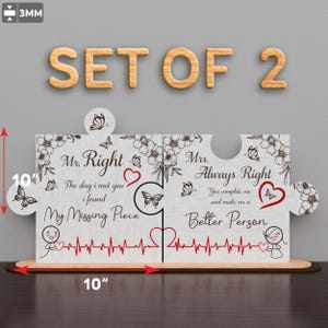 Letrero de pieza de San Valentín personalizado svg, letrero de pieza faltante, letrero de San Valentín, regalo de San Valentín de pieza faltante de mi corazón, decoración de San Valentín /P694
