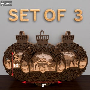 Nativity scene Multilayer, Nativity Multilayer SVG, Christmas Scene svg, Birth of Jesus, Christmas Decor, Christmas Gìt, Nativity svg /P638