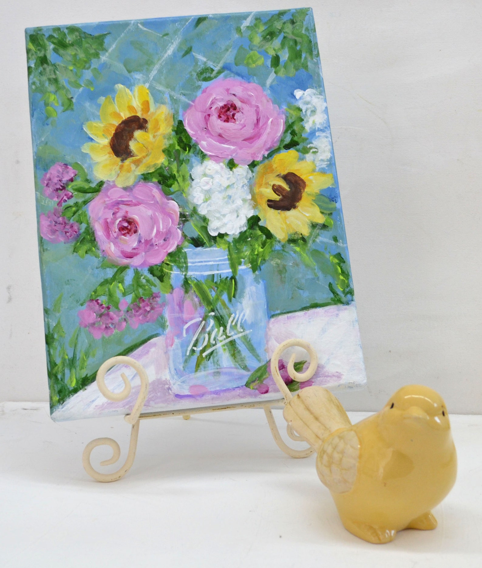 Floral Paintings Floral Wall Decor Floral Art - Etsy