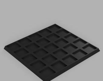 5x5 20mm to 25mm Adapter Movement Tray