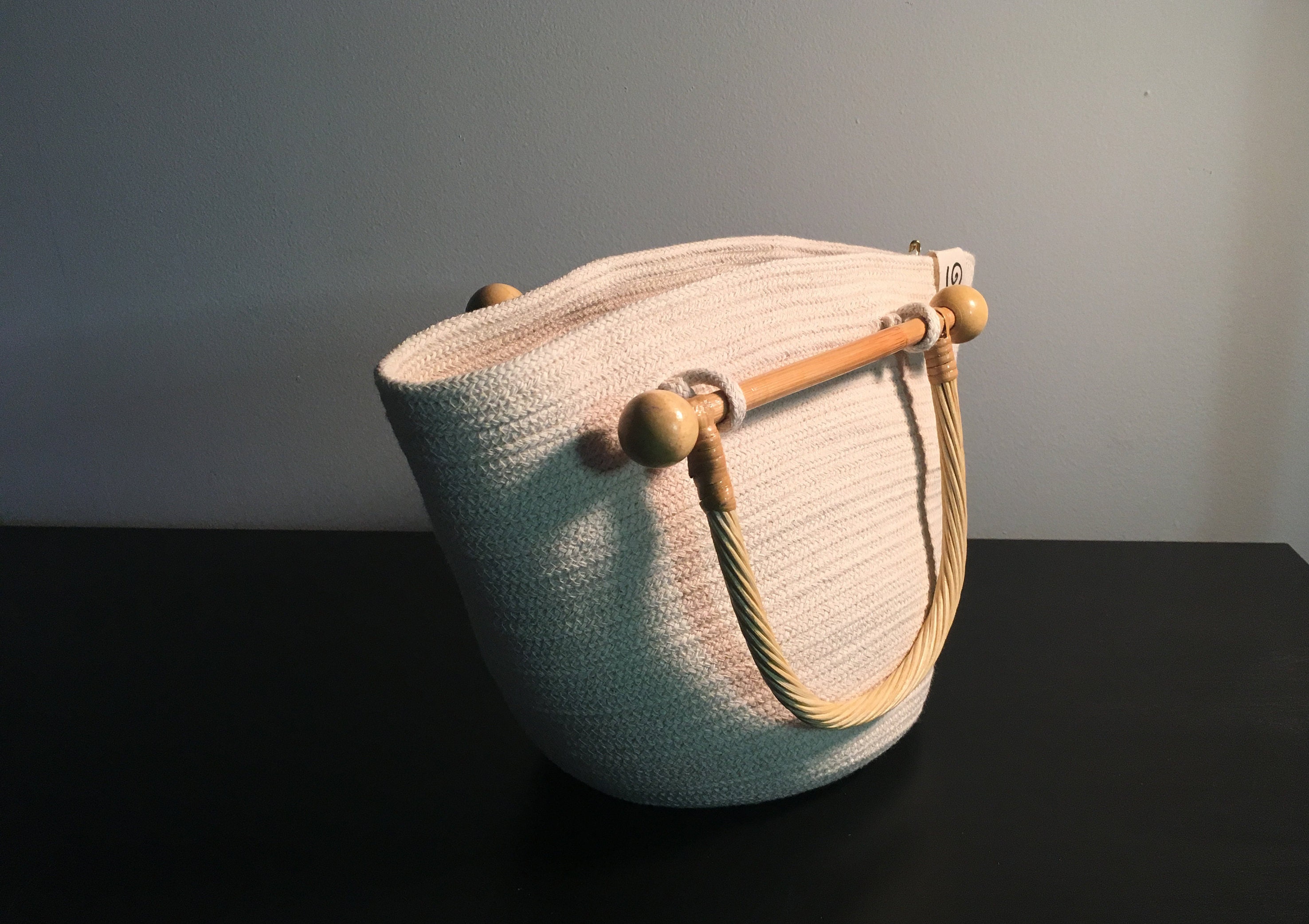 Cotton rope bag/purse Etsy