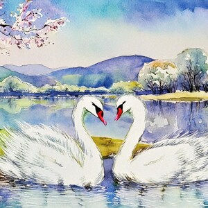 Conjunto de arte exclusivo de 10 cartões, cartões de saudação da natureza, cartões de saudação de pintura moderna, cartões em branco, cartões inspiradores