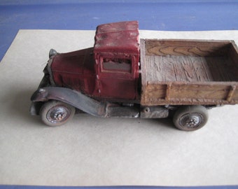 Vintage Replica Cast Iron Toy Truck