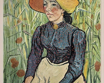 Van Gogh Art Print, Pheasant Girl