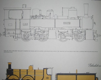 Double Print of Trains
