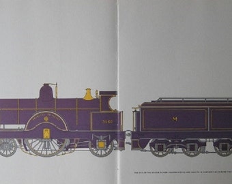 Large Print of Train Cars and Engines