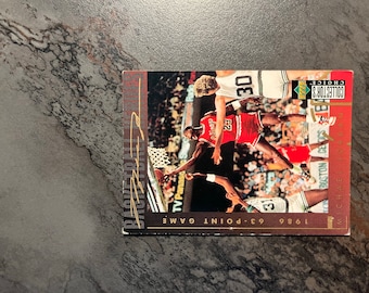 1 - 1999 Upper Deck Michael Jordan Retirement 23 Card (3 1/2 X 5