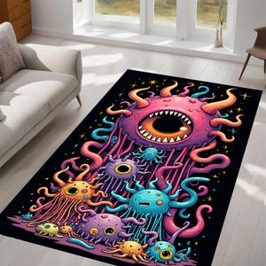 Alien Rug Game Room - Etsy