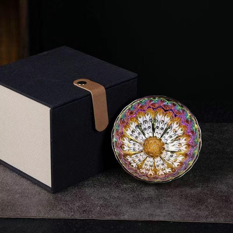 Aazon.co | Handade Tenokus Lotus Tea Cups Set, Traditional Chinese - View #7