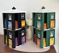 Tea house double-decker rotating 3D print - tea bag organizer - color customizable - tea bag dispenser - kitchen organizer - pagoda - Japanese decoration