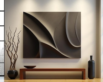 minimalist art piece, abstract wall decor, modern wood sculpture, luxury home artwork, minimalist wall art