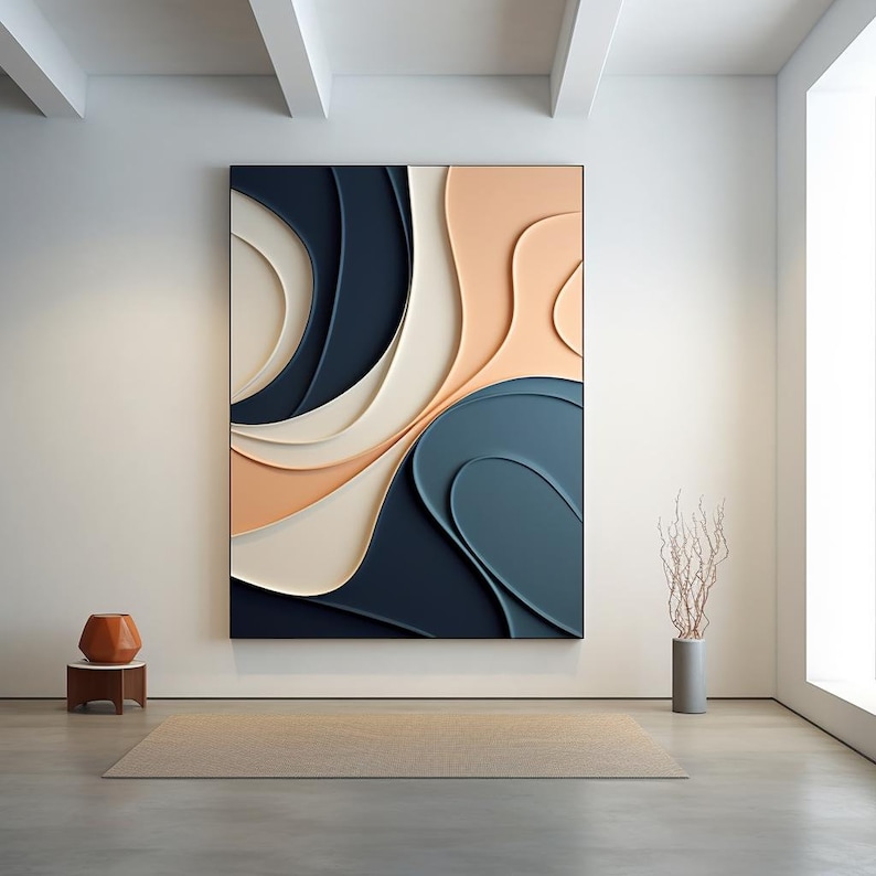 Modern Wall Art, High-end Wall Decor, Extra Large Wall Art, 3d Wall ...