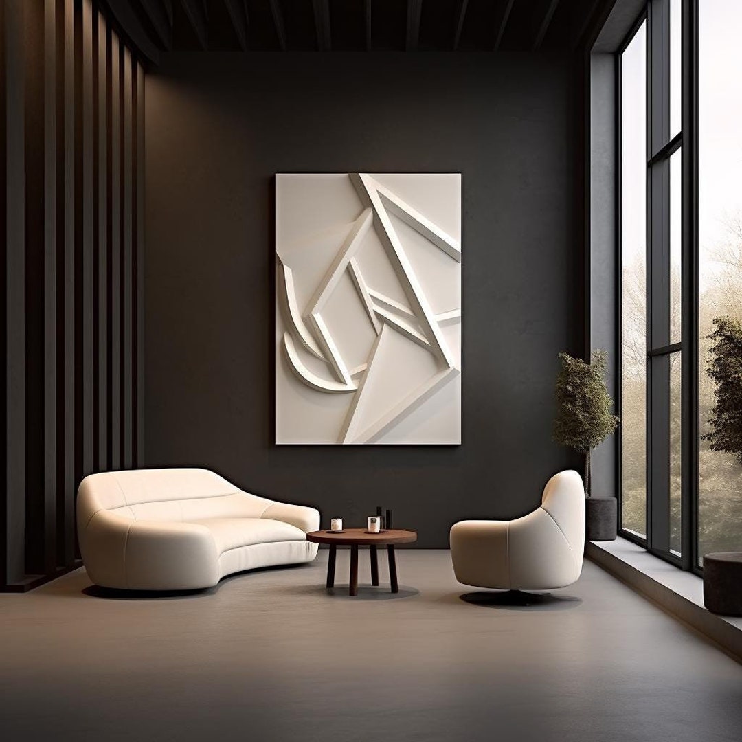 3d Wall Sculpture, Abstract Wall Decor, High-end Wall Decor, Extra ...
