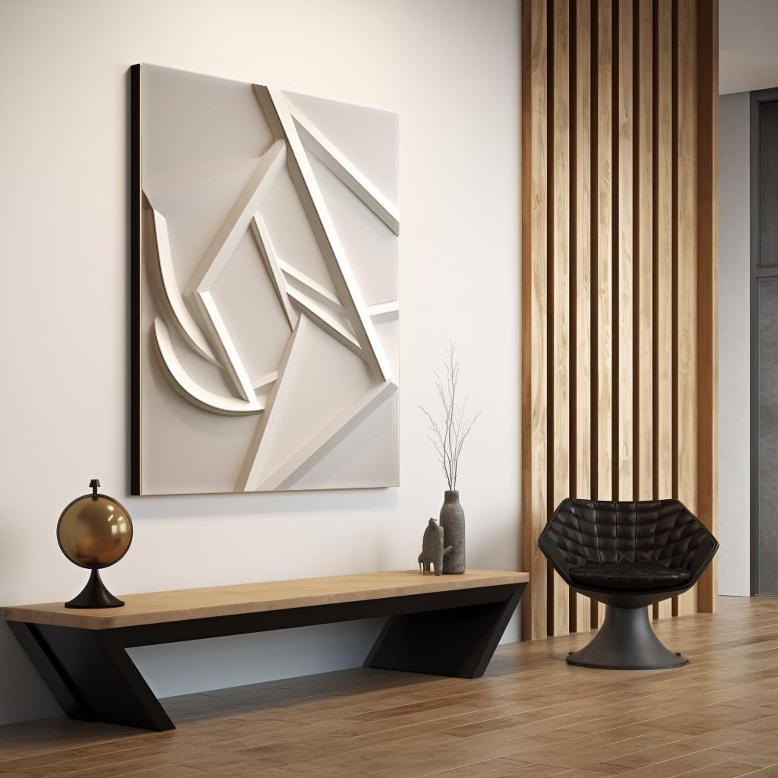3d Wall Sculpture, Abstract Wall Decor, High-end Wall Decor, Extra ...