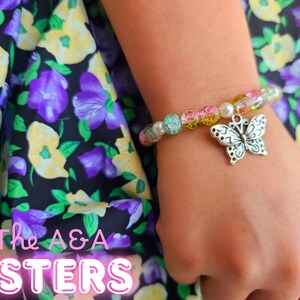 Butterfly Kiss || Glass Beaded Bracelet