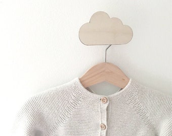 Gancho de pared de nube, Ganchos de pared, Ganchos de guardería de madera, Ganchos de pared para niños, Gancho de nube, Gancho de estrella, Gancho de luna, Decoración de guardería, Kidsroom Deco