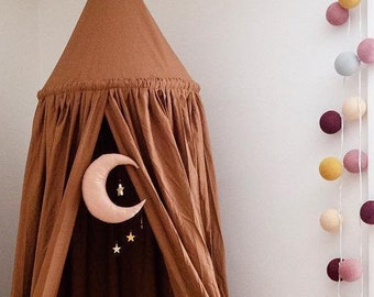 Moon nursery decor, Moon Mobile with stars, Moon Nursery Decor, Moon Wall Hanging,Moon baby mobile, Boho style nursery decor, Moon phases