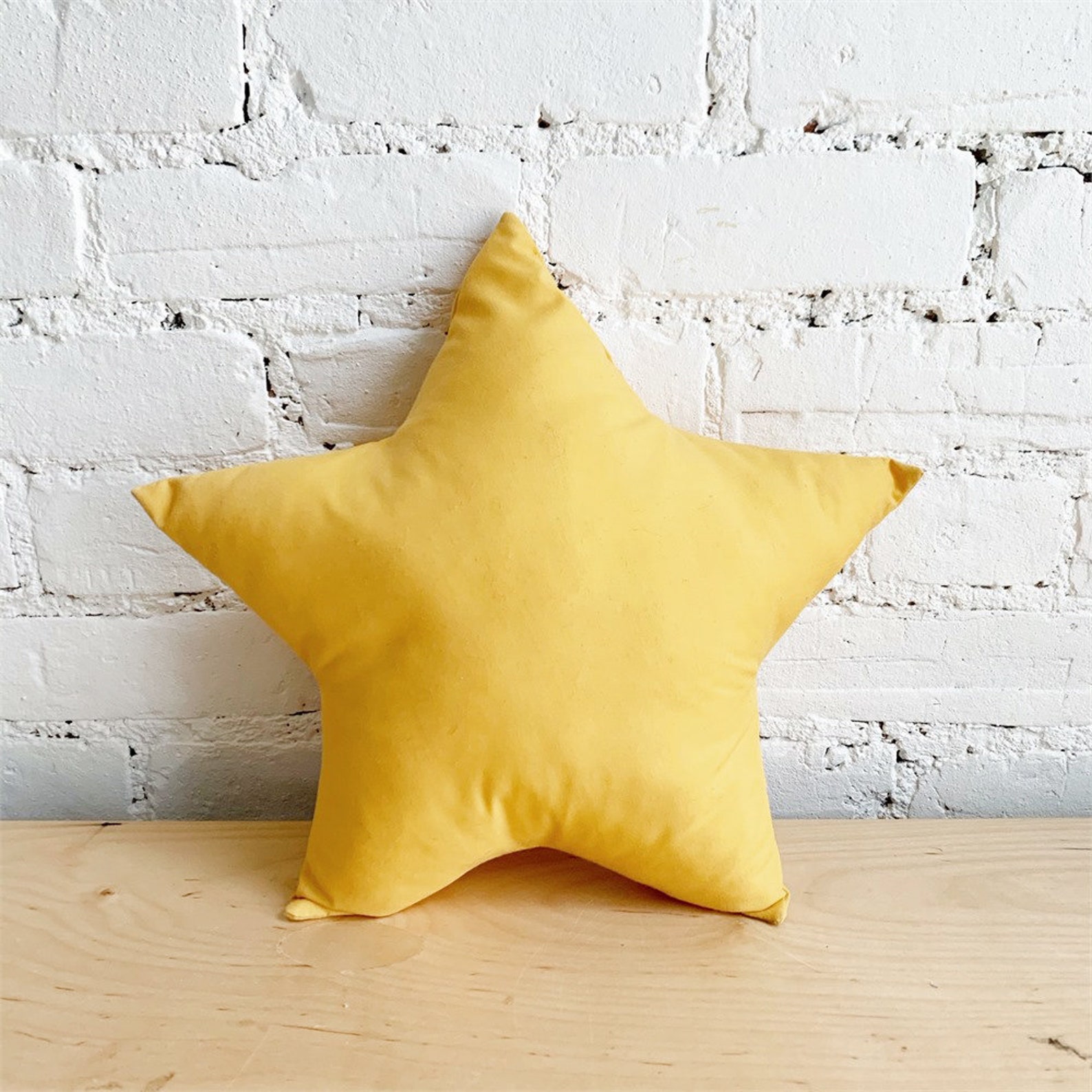 Yellow Mustard Star Pillow Mustard Nursery Pillow Yellow Etsy