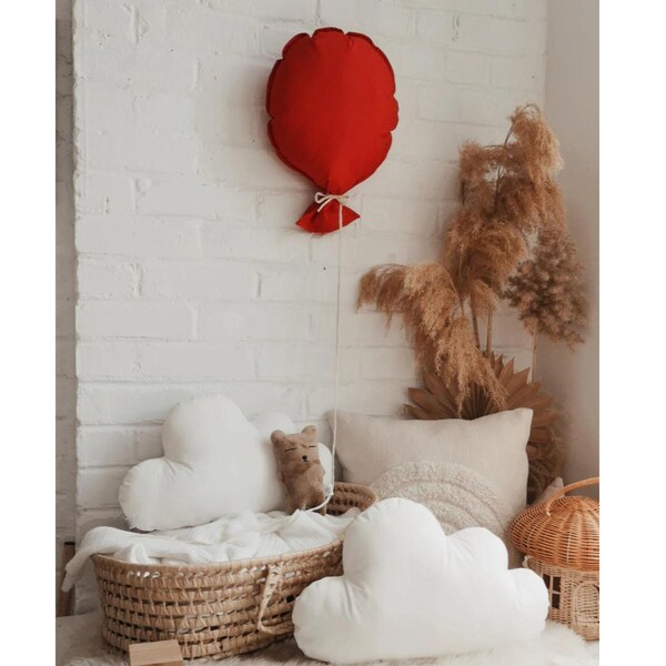 Winnie the Pooh Red Balloon Fabric - Etsy