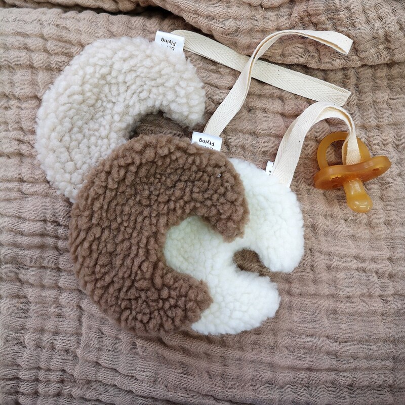 New Moon Plush Pacifier Holder