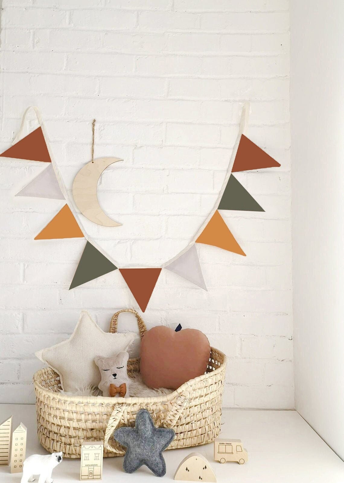 スノーピーク フラッグガーランド カーキ&アイボリー UG-441 【公式通販】