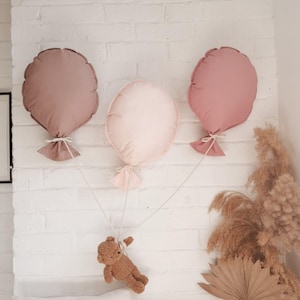 Fabric Balloons Wall Decor, Custom Color Birthday Balloons, Wedding Decor Fabric balloon, Nursery Decor Balloon Wall Hanging Baby Shower