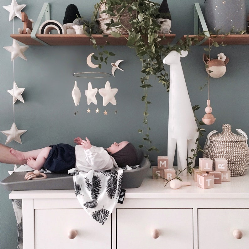 Natural Nursery Mobile. Star Baby Mobile. Neutral Baby Mobile Etsy Canada