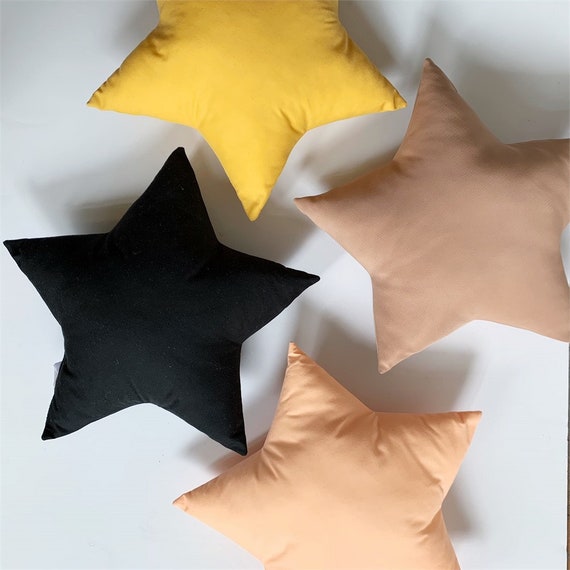 Black star cushion hot sale