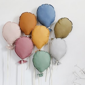Fabric Balloons Wall Decor, Custom Color Birthday Balloons, Wedding Decor Fabric balloon, Nursery Decor Balloon Wall Hanging Baby Shower
