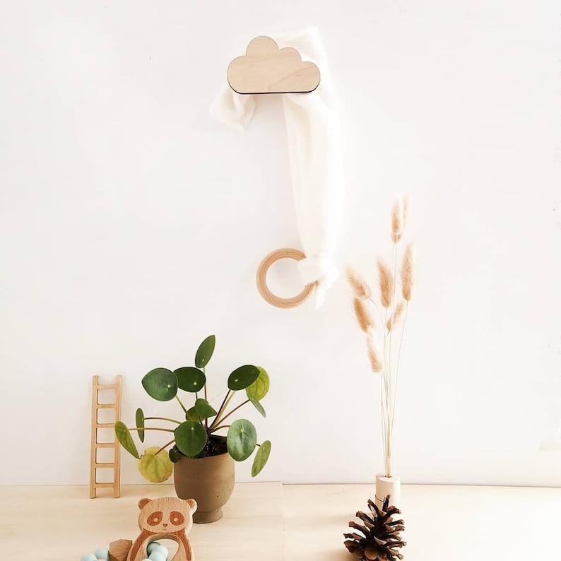 Star Hook Star Wooden Hooks Wooden Decor Wall Hooks Star Etsy