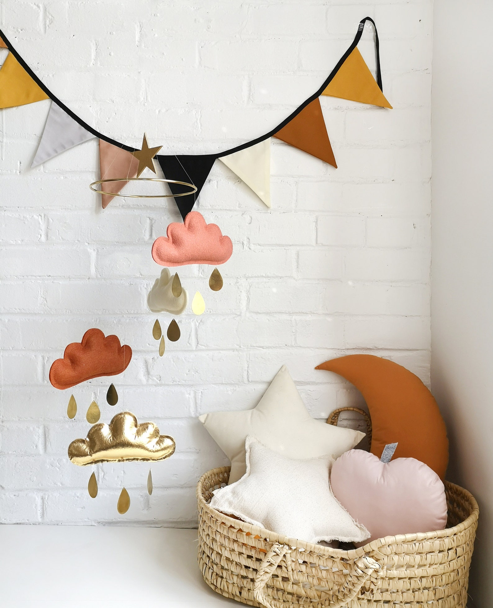 Terracotta and Gold Nursery Terracotta Ivory Burnt Orange Etsy