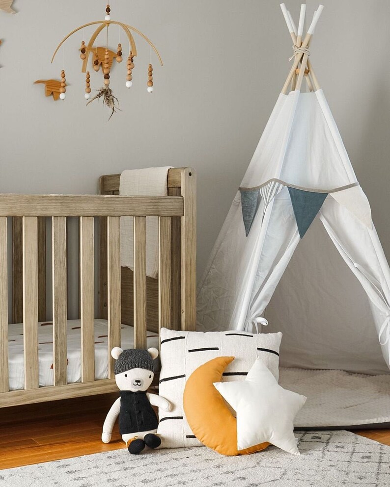 Star Pillow for Kids Boho Nursery Boho Decor Pillow Boho Home Etsy