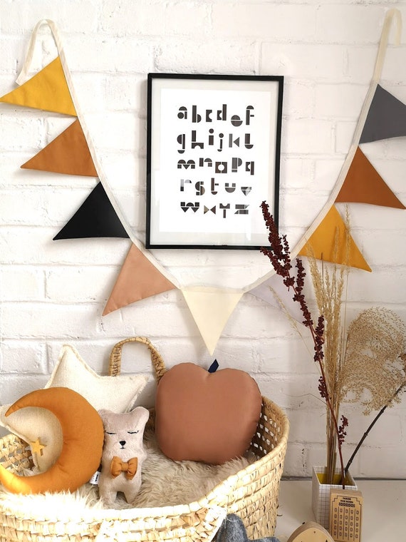 Party Garland - DIY Orange Felt Bunting – Cottonwood Home