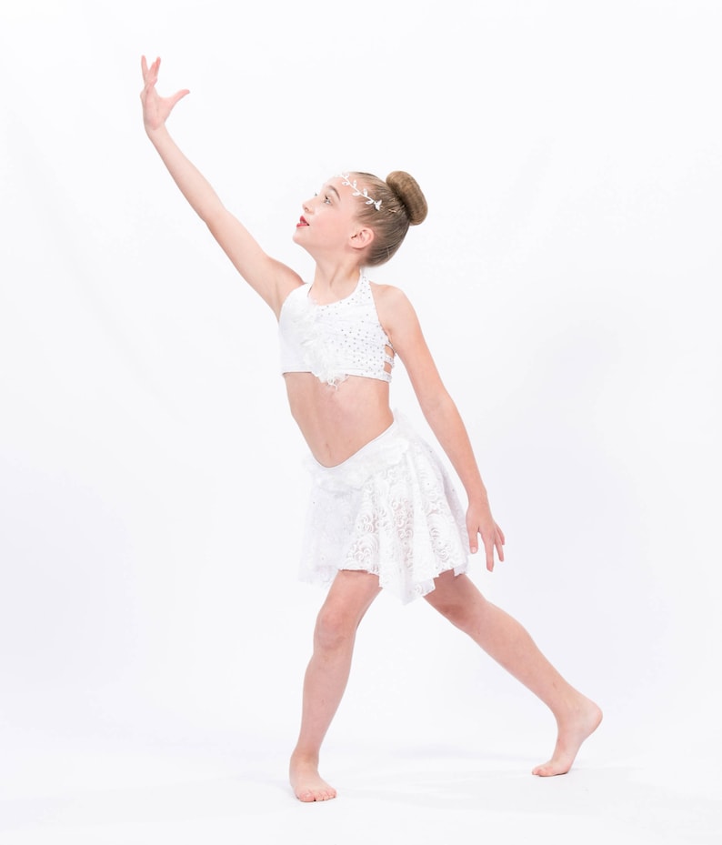 Lovely Lyrical Dance Costume 2 Piece Lyrical Dance Costume Etsy