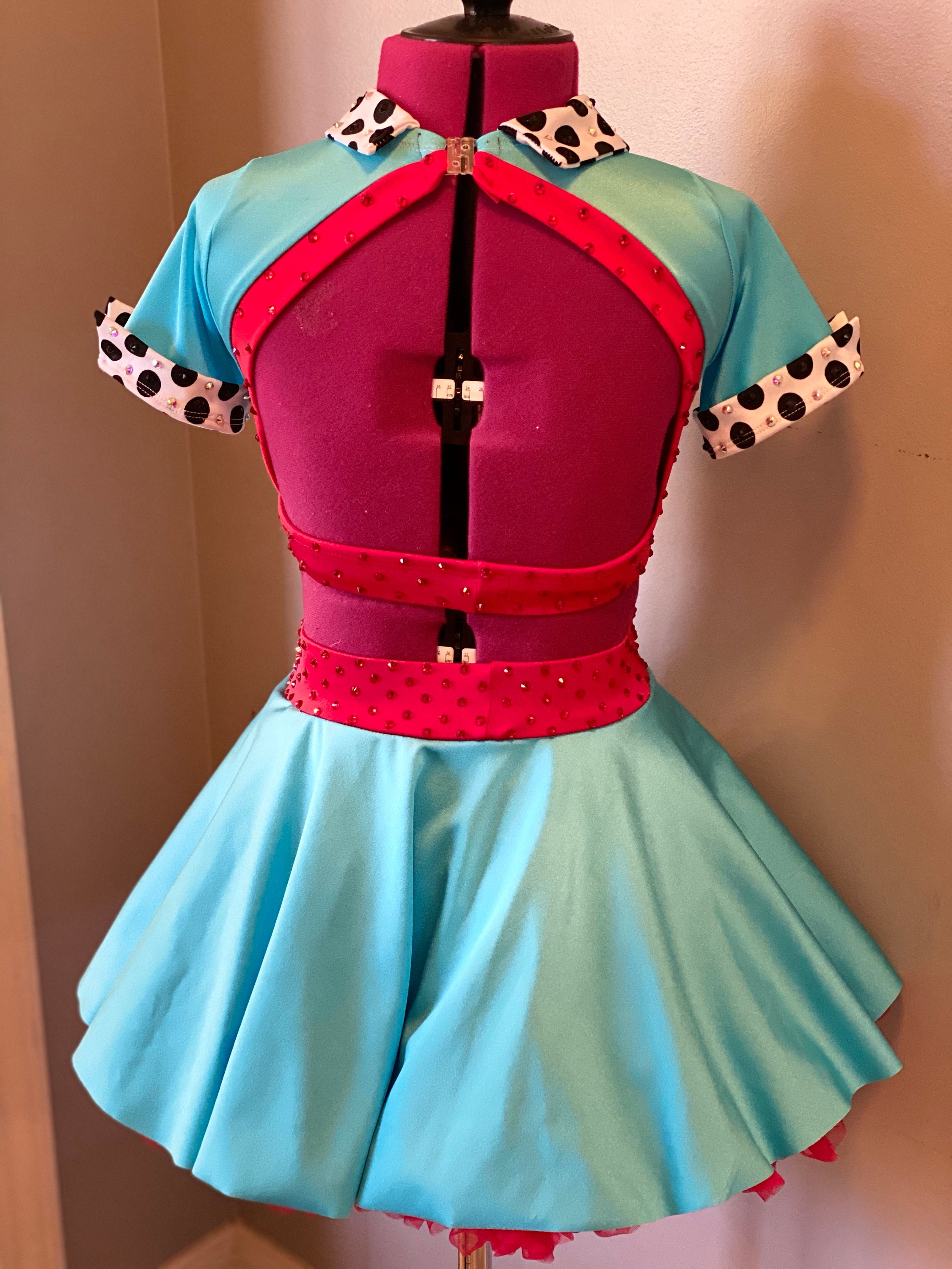waitress dance costume