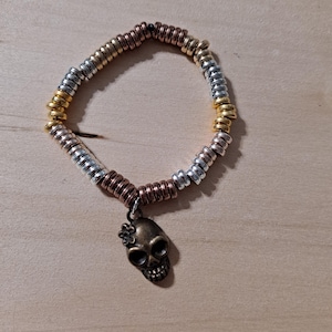 skull slink bracelet