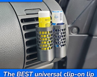 BriskBalm - Porta-balsamo per labbra da auto con clip