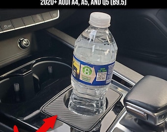 Center Console Cupholder Adapter for 2020+ Audi A4, A5, and Q5 (B9.5)