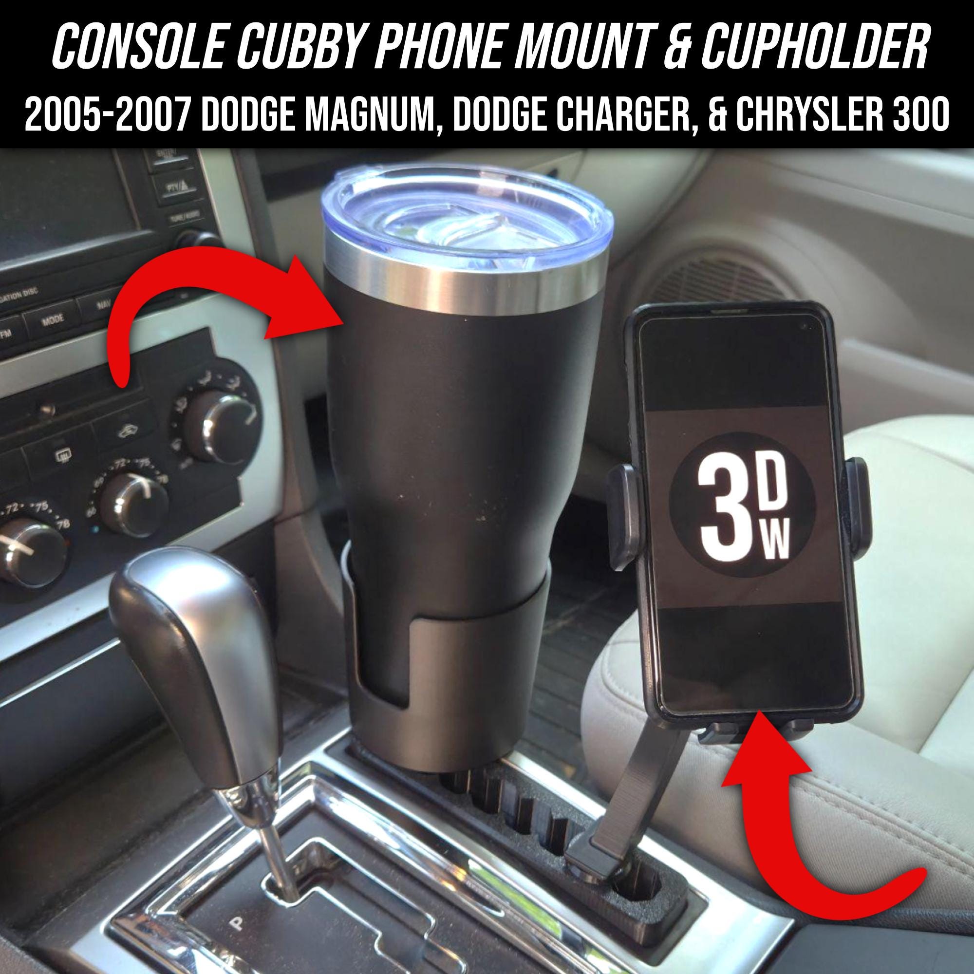 Dodge Charger Phone Mount